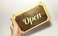 Табличка "Open/Closed". Трехслойная Открыто/закрыто
