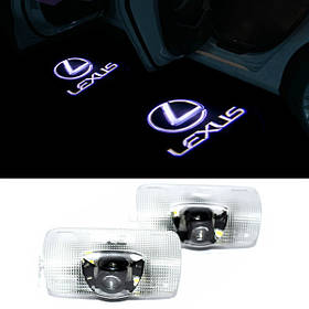 Проєктор підсвітка логотипу для дверей LEXUS (Лексус) Логотип + Напис LS ES IS LX RX GS GX