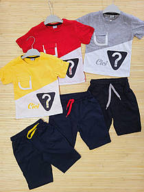Костюм літій футболка+шорти 3-6 років. Туреччина. Опт