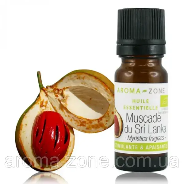Ефірна олія Мускатний горіх (Myristica fragrans) (Шрі-Ланка) 10 мл