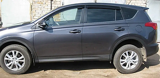 Дефлектори вікон на Toyota RAV 4 IV 2013-2018. Вітровики на Toyota RAV-4