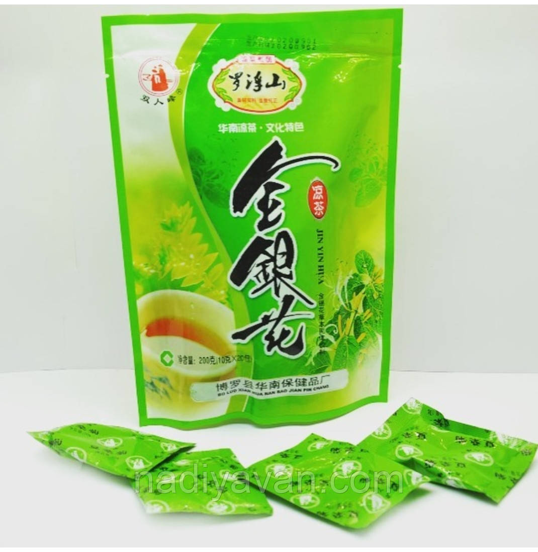 Трав'яний гранульований чай з жимолості та кульбаби 200g (10*20)