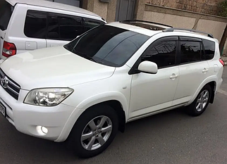 Дефлектори вікон вітровики на Toyota RAV 4 III 2005-2013 (скотч)