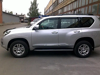 Дефлектори вікон на Toyota Land Cruiser Prado 150, Lexus GX 460 2009 -> (скотч). Вітровики на Toyota, Lexus