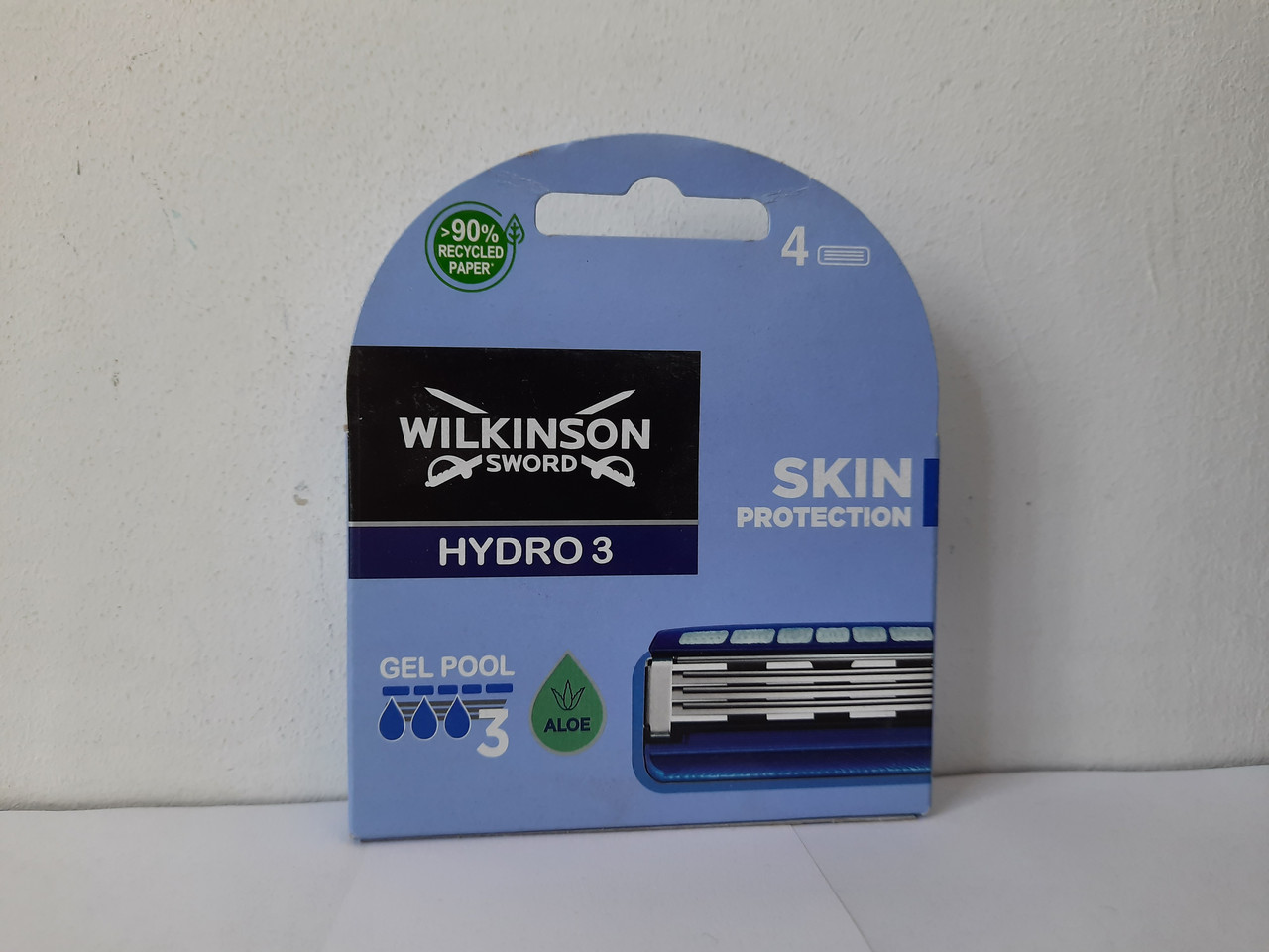 Касети Schick Wilkinson Sword Hydro 3 Aloe Skin Protection 4 шт. (Шик гідро3)