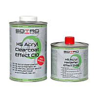 Акриловий лак SOTRO HS Clearcoat Effect C10 0.8 л (із затвердником 0.4 л)