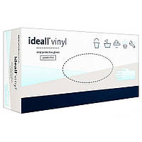 Виниловые перчатки Mercator Ideall Vinyl размер M прозрачные (50 пар)