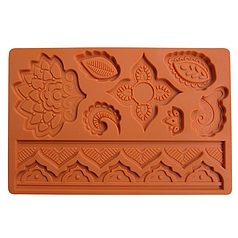 Молд силіконовий "Квіточки з виїмкою" 200 * 125 мм Empire EM8426 (Niz13248)