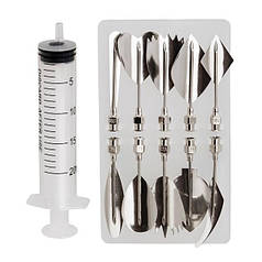 Насадки + кондитерський шприц для створення 3D малюнків в желе (Niz13204)