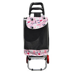 Двоколісний тачка кравчучка London morning Stenson MH-2783, black&rose N