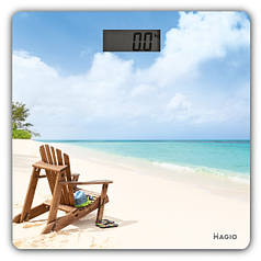 Ваги підлогові електронні Magio MG-802 150 кг, пляж (Niz00558)