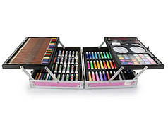 Набір дитячий для творчості Drawing Board 145 предметів, рожевий (N018710)