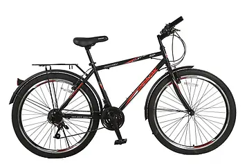 Велосипед SPARK ROUGH 26-ST-18-ZV-V (Черный с красным)