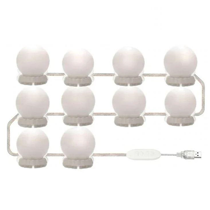 LED лампочки для гримерного дзеркала VANITY MIRROR LIGHTS 7935, 10 шт, фото 1