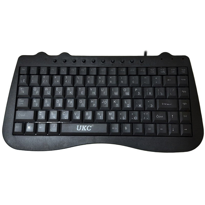 USB міні клавіатура UKC KP-918 Чорна