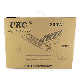 Ліхтар вуличний на стовп із пультом UKC Solar Street JD 296 VPP 200W, фото 3