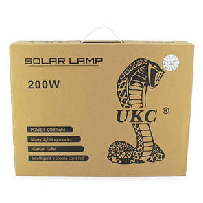 Ліхтар вуличний на стовп із пультом UKC Solar Street JD 296 VPP 200W, фото 4