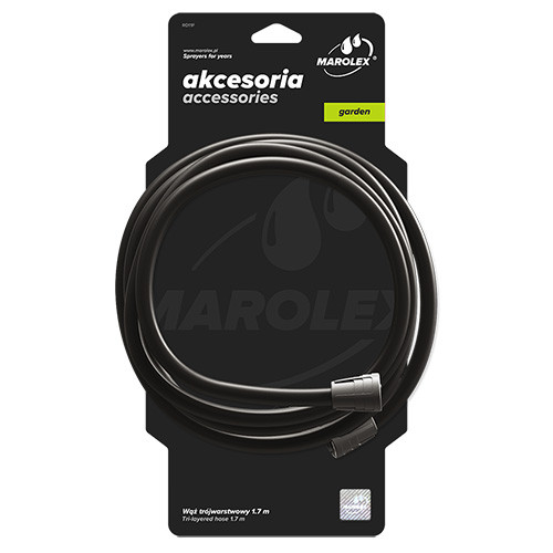 Шланг з гайками 1.7 м тришаровий для обприскувача Marolex польський