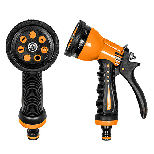 Пістолет для поливу 8 функцій пластиковий ZEBRA TWIN Bradas ECO-7203T Black Line