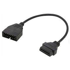 OBD2 перехідник 16pin на GM12 12pin для Daewoo, Lanos, Sens