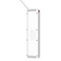 Мережевий подовжувач Ldnio SC4408, 4USB, 4 розетки, білий, фото 4
