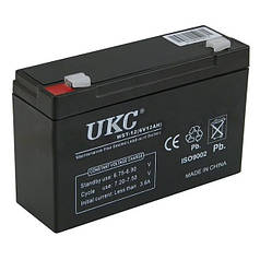 Акумулятор UKC Battery WST-12 6V 12A