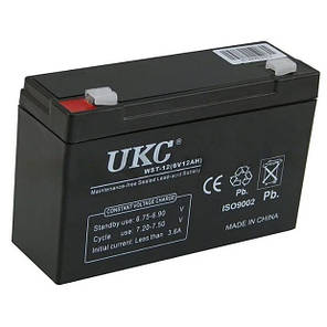 Акумулятор UKC Battery WST-12 6V 12A (N014474), фото 2