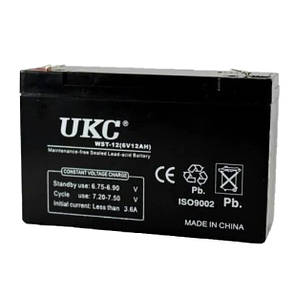 Акумулятор UKC Battery WST-12 6V 12A (N014474), фото 3