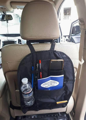 Автомобільний органайзер на спинку сидіння MHZ Car Organiser, чорний (N012000), фото 3