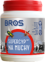 Засіб проти мух і комарів для хатніх тварин BROS SUPERCYP 6WP 200 г