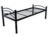 Ліжко підліткове металеве, фото 2