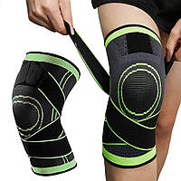 Наколенники для суставов KNEE SUPPORT WN-26, Зеленый / Фиксатор коленного сустава / Бандаж на колено