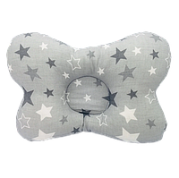 Детская ортопедическая бабочка подушка для новорожденного до 1 года MinkyHome