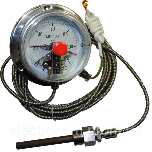 Термометри манометричні показують сигналізують ТМП-100С 0+150С, 6 (м)