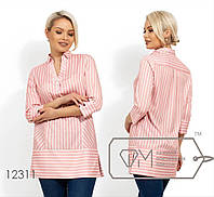 Невероятная базоая женская рубашка Ткань "Коттон" 42, 44 размер 42