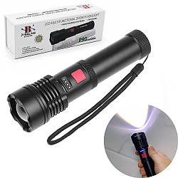 Ліхтарик ручний акумуляторний, від USB, Bailong BL X72 P50 / Світлодіодний LED ліхтар / Ліхтарик на акумуляторі