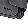 Стильний жіночий гаманець 12х11х2,5 см Baellerry Forever Mini Темно-сірий / Жіночий замшевий гаманець-клатч, фото 6