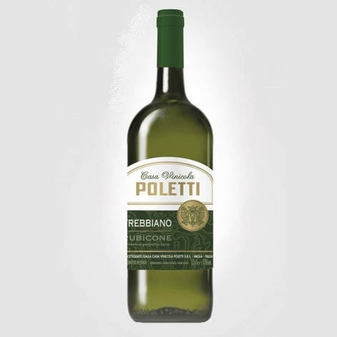 Вино біле сухе Poletti Pinot Bianco Rubicone 1,5л, фото 2