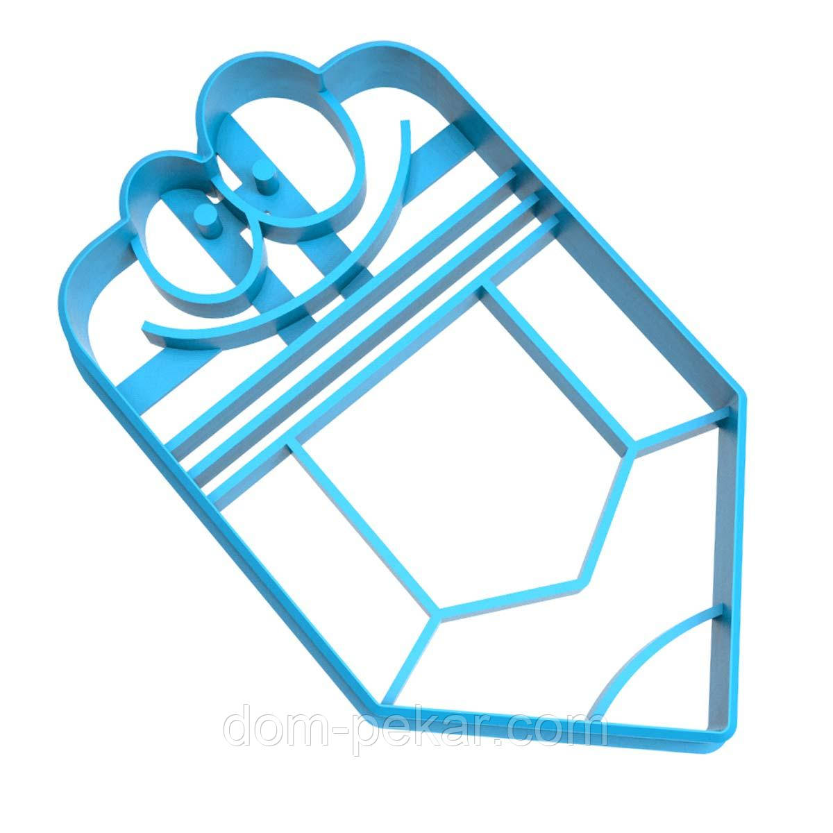 Вырубка для пряников Веселый карандаш 10*5,6 см (3D) от интернет ...