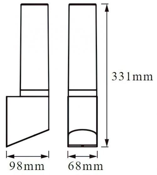 OSRAM ENDURA STYLE LANTERN FLARE WALL 7w DG (4058075478039) - фото 2 - id-p1623782879