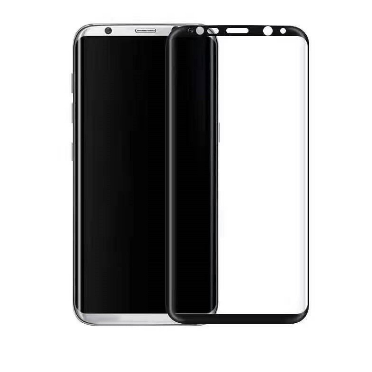 Купить Защитное стекло Full Glue для Samsung S8 Black, цена 26 грн