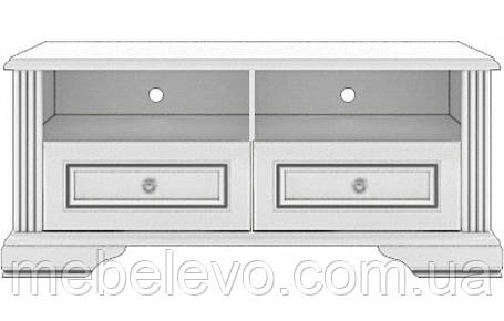 Тумба під телевізор Вайт РТВ2S 530х1200х445мм ясен сніговий+ сосна срібна Гербор, фото 1