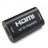 Підсилювач сигналу HDMI (F) - HDMI (F), TRY PLUG Repeater 4K-2K до 30 м, чорний #