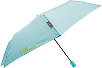 Женский зонт Happy Rain полуавтомат голубой