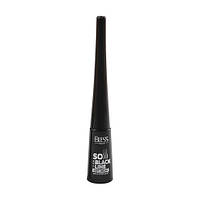 Підводка для очей Bless Beauty So Black Line Waterproof з м'яким пензлем, Black, 3.5 г