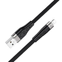 Кабель Hoco X53 Angel silicone charging data cable for Lightning Black