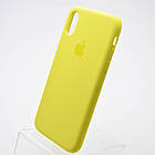 Чохол накладка Silicon Case для iPhone X/Xs New yellow, фото 4