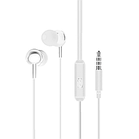 Наушники Hoco M14 initial sound universal earphones with mic White