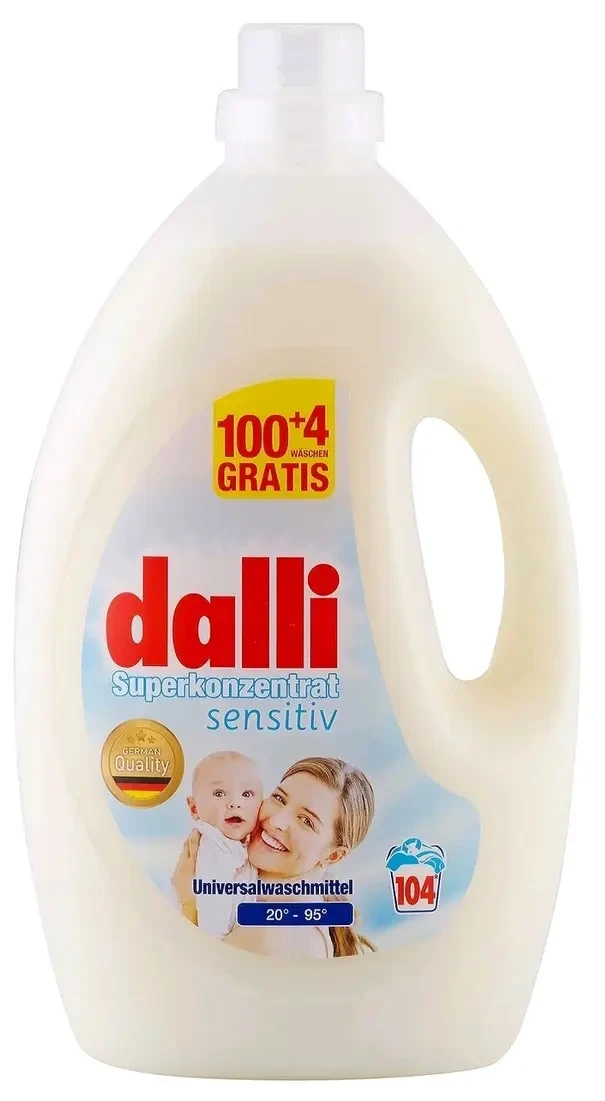 Гель для прання Dalli Superkonzentrat Sensitive, 3,65 л (104 прання) 02103, фото 1