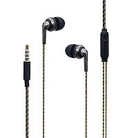 Наушники Hoco M71 Inspiring universal earphones with mic Black